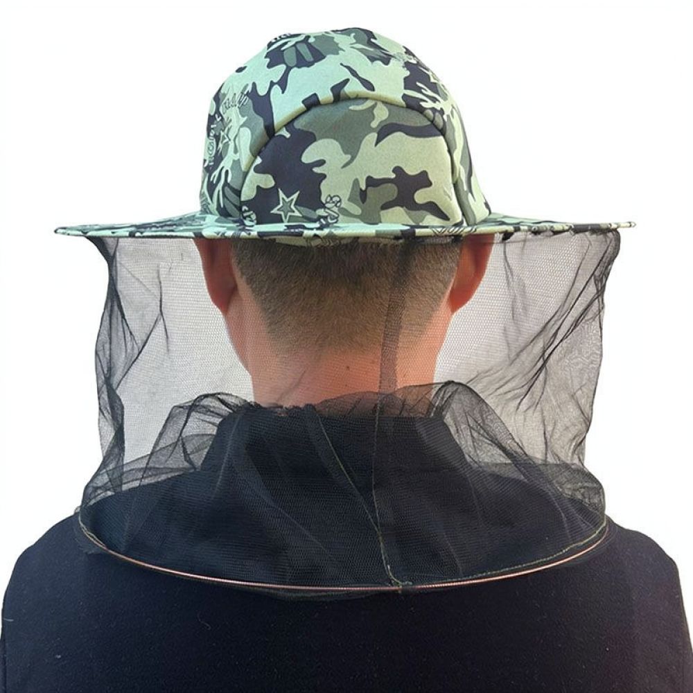 Agriculture Farming Hats - Beschermende bijenhouerhoed met anti-muggennet en gezichtssluier