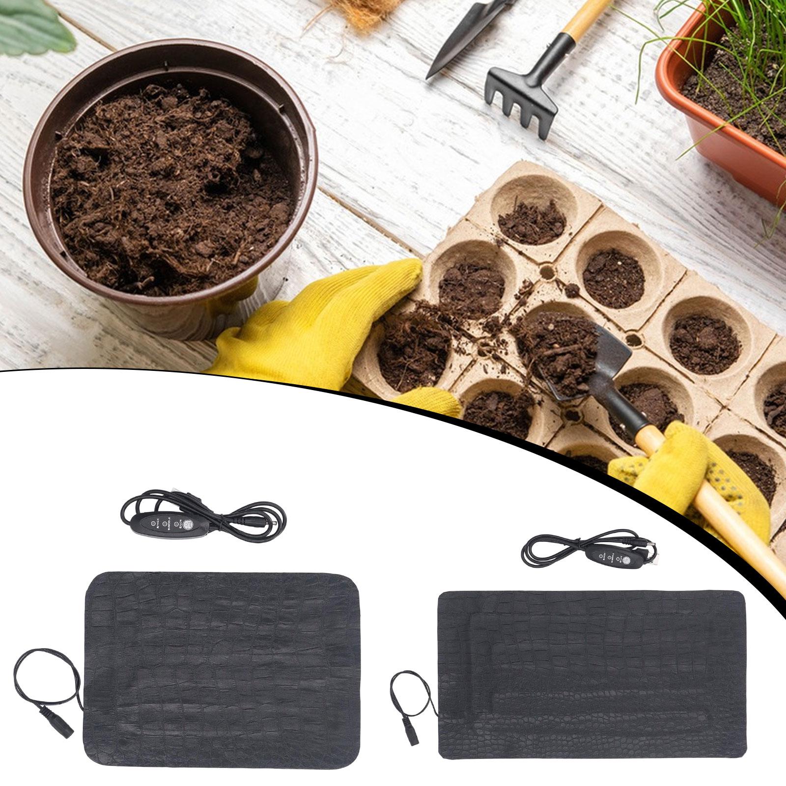 Seedling Heat Mat - Zaailing verwarmingsmat, plantenwarmtekussen, drie temperatuurinstellingen, hydrocultuur
