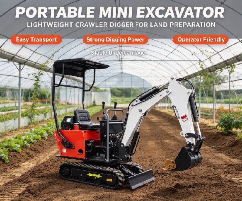 Mini-graafmachine, nieuwe Chin - Farming Jobs recensie en prijs