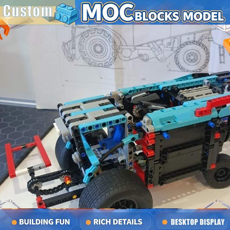 556PCS MOC Landbouwmaaidorser  - Agriculture Farming Education recensie en prijs